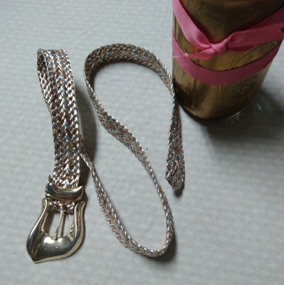 Vintage Gold and Silver Century Belt